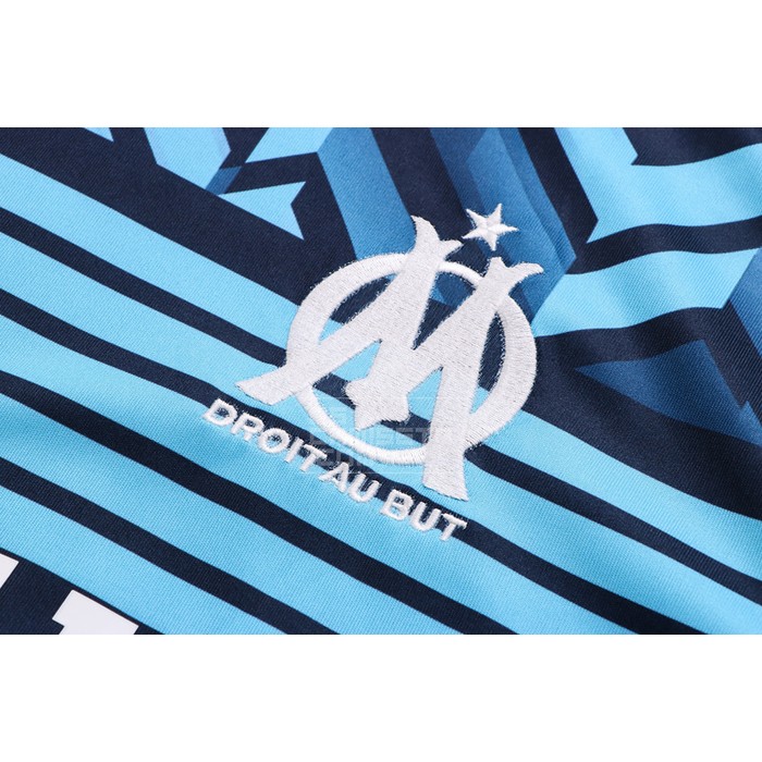 Chandal del Olympique Marsella Manga Corta 22-23 Azul - Haga un click en la imagen para cerrar